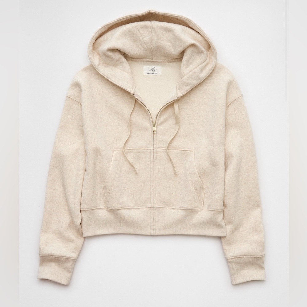 American Eagle Outfitters Oversized Zip-Up Hoodie